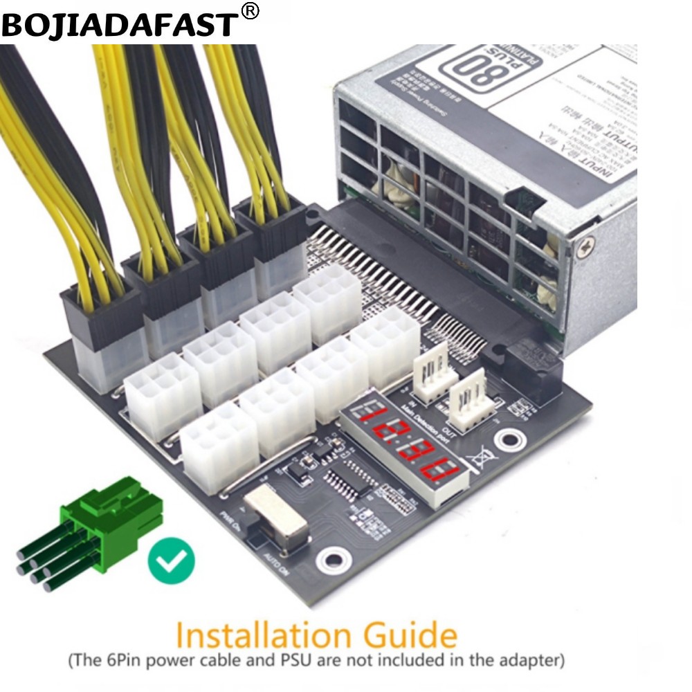 لوحة توزيع طاقة خادم بـ 12 منف - مراجعة 2400W Server Psu Breakout Board وسعره